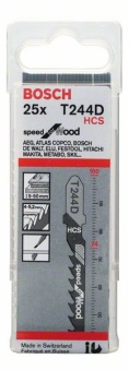 Пильное полотно T 244 D Speed for Wood 2608633626